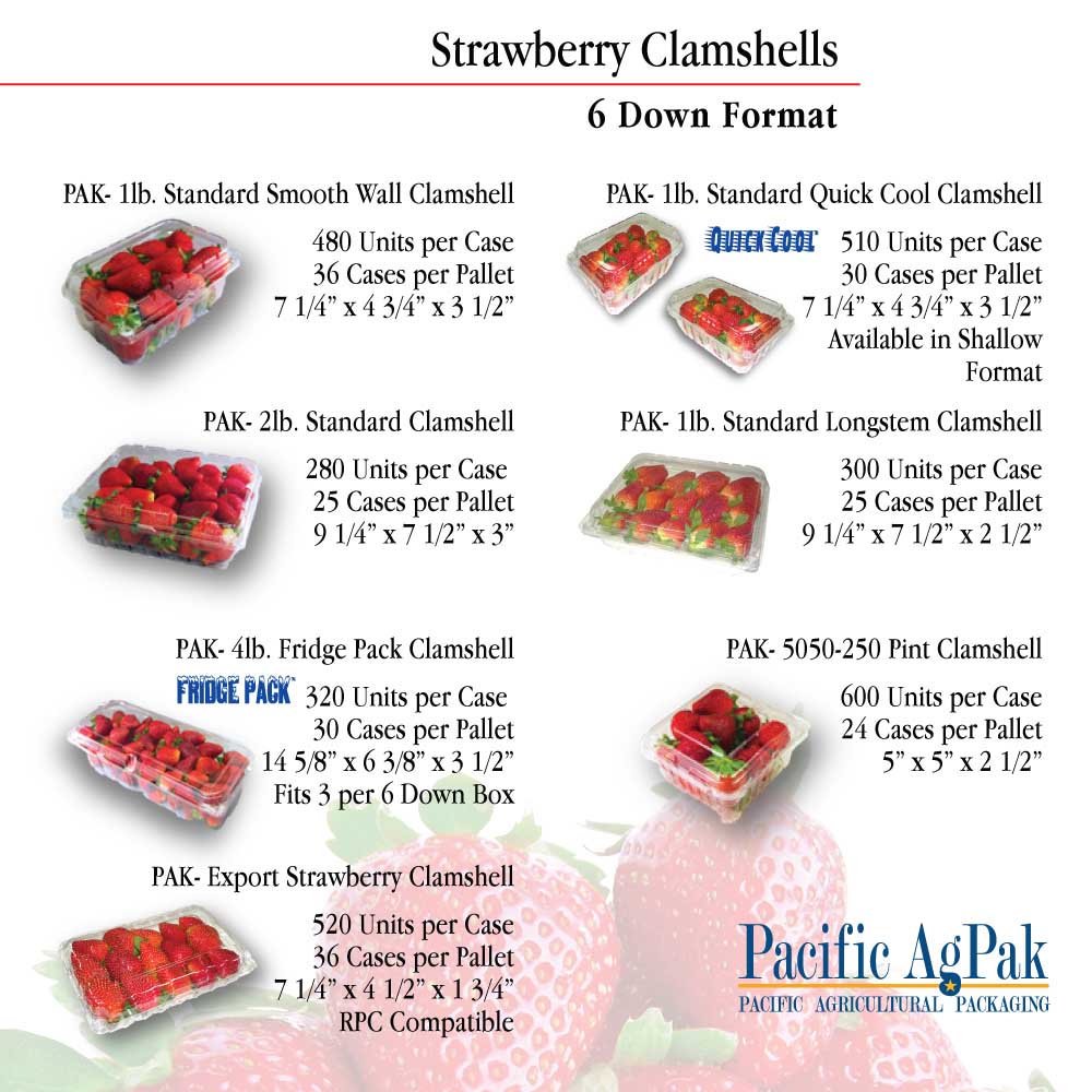 Strawberry Clamshells 2
